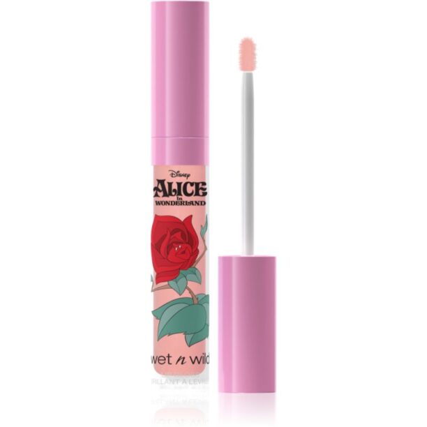 Wet n Wild Alice in Wonderland Talking Flowers lip gloss culoare We Sing Too 3