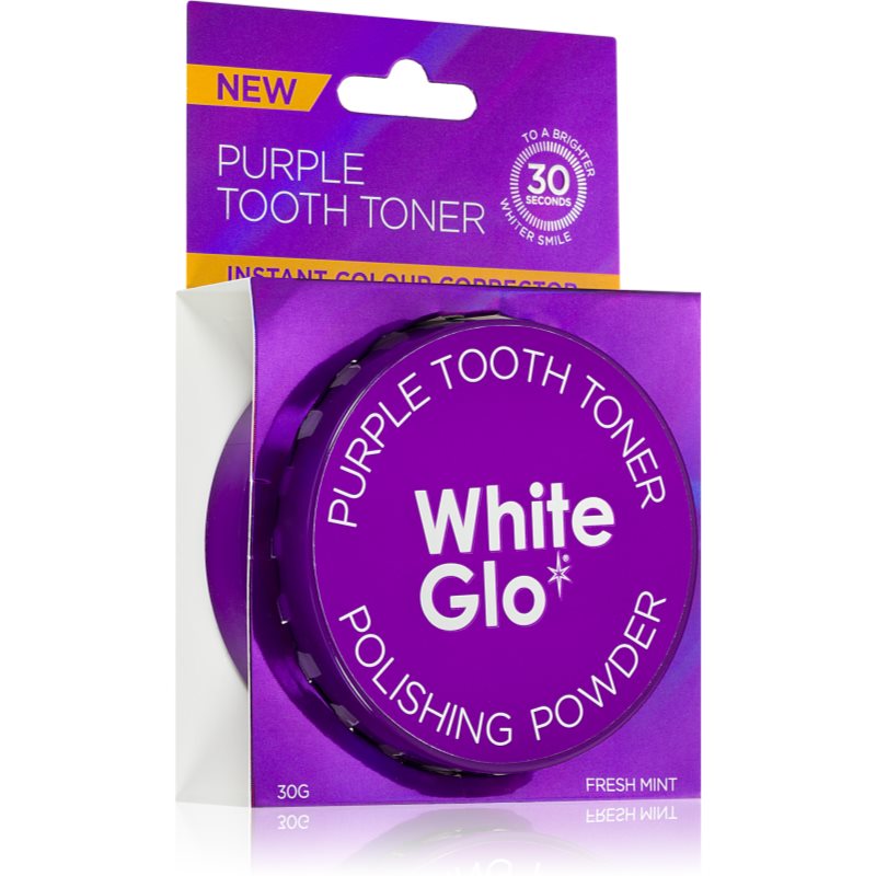 White Glo Purple Tooth Toner Powder pudra pentru albirea dintilor 30 g preţ