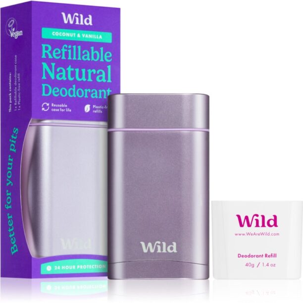 Wild Coconut & Vanilla Purple Case deodorant stick cu sac 40 g preţ