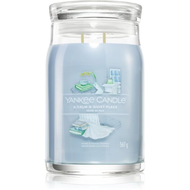 Yankee Candle A Calm & Quiet Place lumânare parfumată Signature 567 g