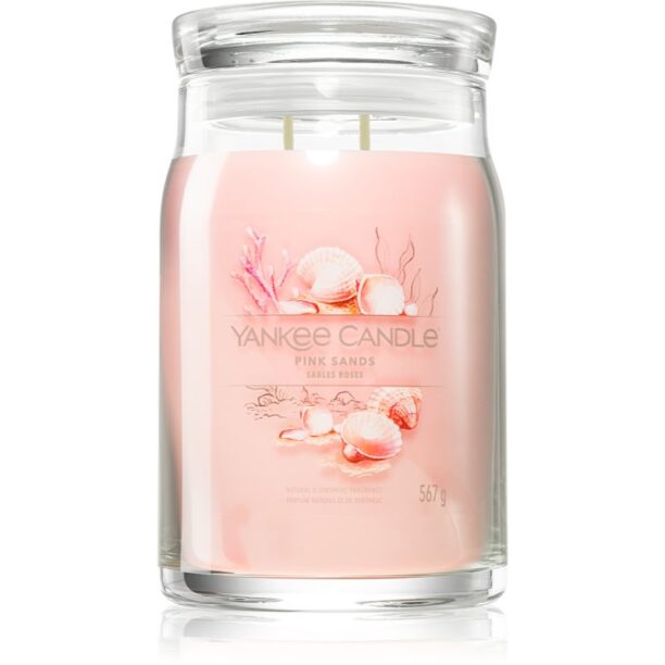 Yankee Candle Pink Sands lumânare parfumată Signature 567 g