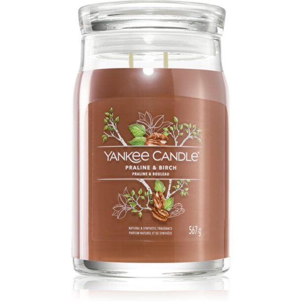 Yankee Candle Praline & Birch lumânare parfumată 567 g