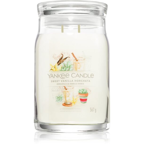 Yankee Candle Sweet Vanilla Horchata lumânare parfumată 567 g