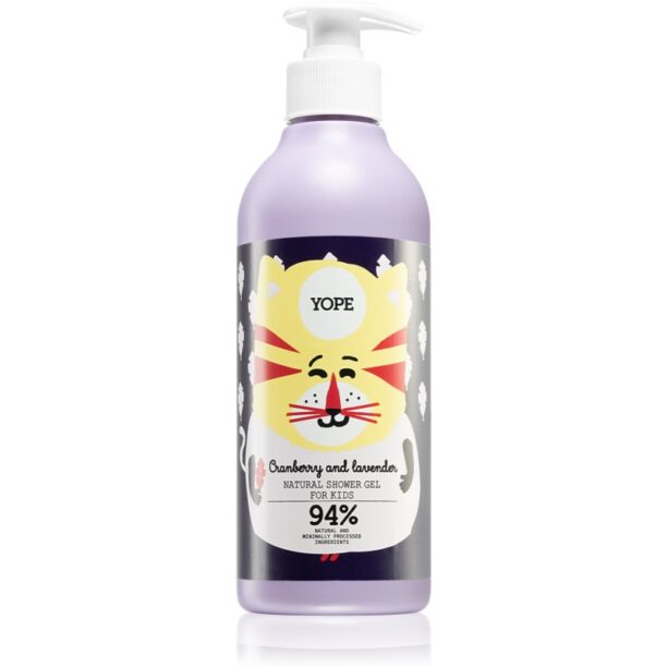 Yope Cranberry & Lavender gel de duș intens hidratant pentru copii 400 ml