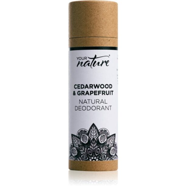 Your Nature Natural Deodorant deodorant stick Cedarwood & Grapefruit 70 g preţ