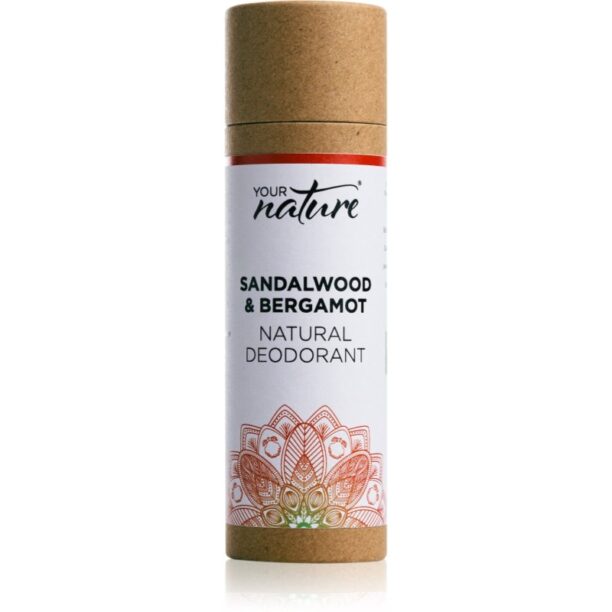 Your Nature Natural Deodorant deodorant stick Sandalwood & Bergamot 70 g preţ