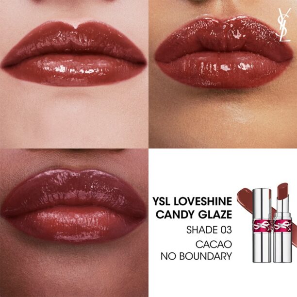 Preţ Yves Saint Laurent Loveshine Candy Glaze lip gloss hidratant pentru femei 3 Cacao No Boundary 3.2 g