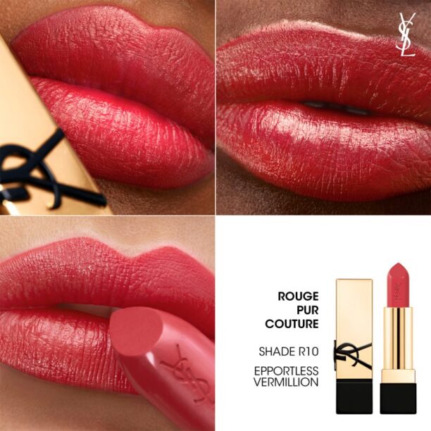 Cumpăra Yves Saint Laurent Rouge Pur Couture ruj pentru femei R10 Effortless Vermillion 3