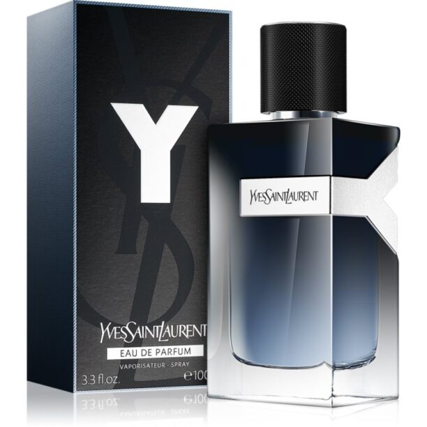 Yves Saint Laurent Y Eau de Parfum reincarcabil pentru bărbați 100 ml preţ