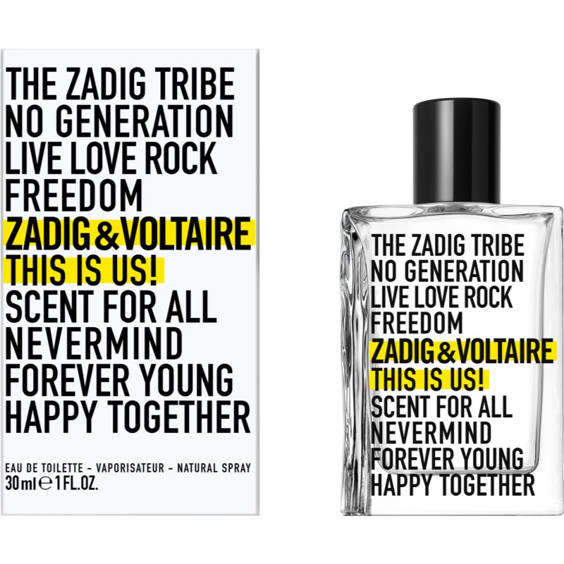 Zadig & Voltaire THIS IS US! Eau de Toilette unisex 30 ml preţ