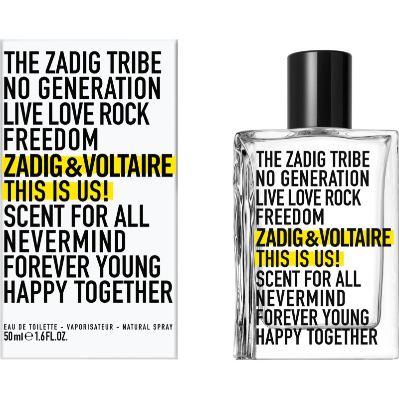 Zadig & Voltaire THIS IS US! Eau de Toilette unisex 50 ml preţ