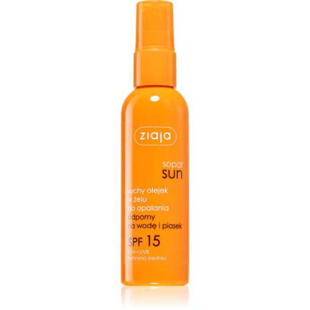 Ziaja Sopot Sun spray cu ulei uscat plaja SPF 15 90 ml