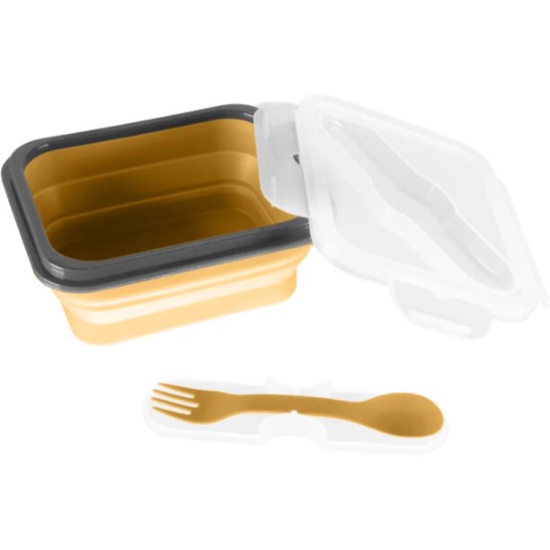 Zopa Silicone Lunch Box Small serviciu de masă pentru copii Mustard Yellow 15x7