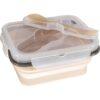 Zopa Silicone Lunch Box Small serviciu de masă pentru copii Sand Beige 15x7