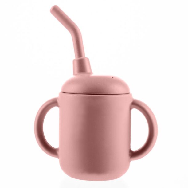 Zopa Silicone Mug ceasca 2 in 1 Old Pink 1 buc preţ