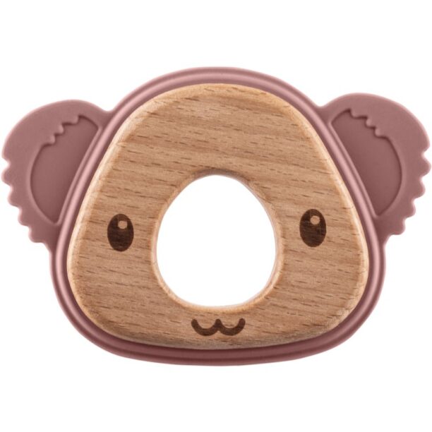 Zopa Silicone Teether Koala jucărie pentru dentiție Old Pink 1 buc preţ