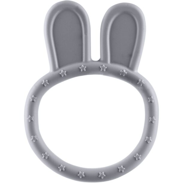 Zopa Silicone Teether Rabbit jucărie pentru dentiție Dove Grey 1 buc preţ