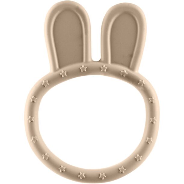 Zopa Silicone Teether Rabbit jucărie pentru dentiție Sand Beige 1 buc preţ