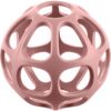 Zopa Silicone Teether Round jucărie pentru dentiție Old Pink 1 buc