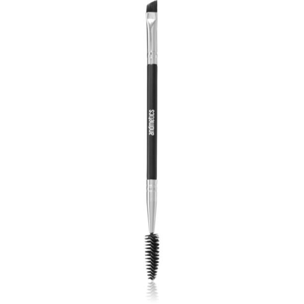 andmetics Professional Brow Brush perie de sprâncene cu două capete 1 buc preţ