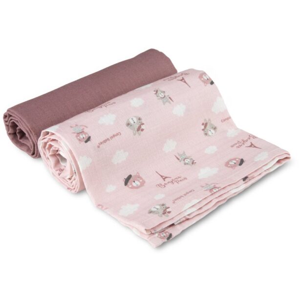 canpol babies Muslin Squares scutece textile Pink 70x70 cm 2 buc preţ