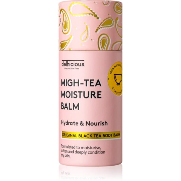 delhicious MIGH-TEA MOISTURE BALM balsam de corp intens hidratant pentru piele uscata si sensibila 70 g preţ