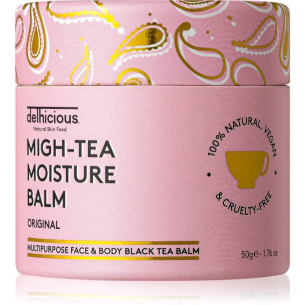 delhicious MIGH-TEA MOISTURE BALM balsam multifuncțional pentru piele foarte uscata si sensibila 50 g preţ