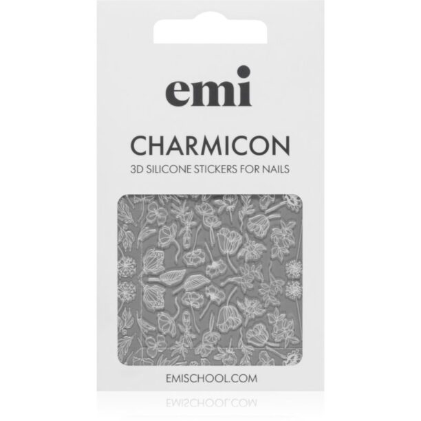 emi Charmicon White Flowers folii autocolante pentru unghii 3D #177 1 buc preţ