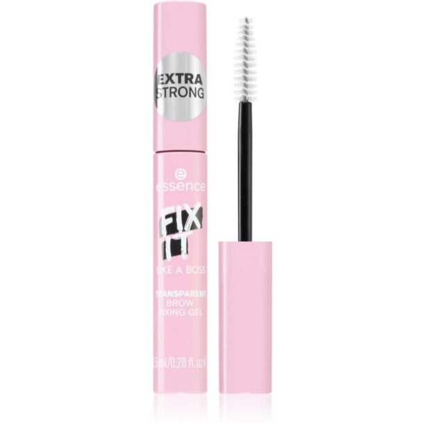 essence FIX IT LIKE A BOSS Gel de fixare transparent pentru sprâncene 8