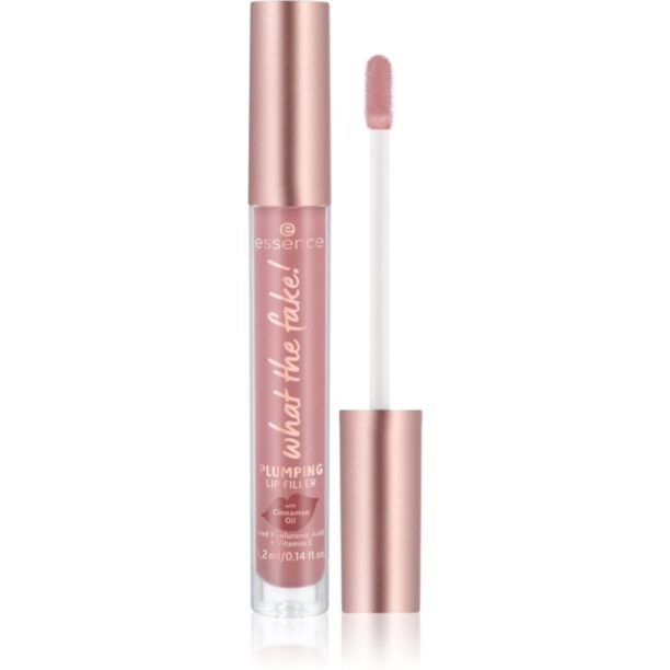 essence WHAT THE FAKE! luciu de buze pentru un volum suplimentar culoare oh my nude! 4