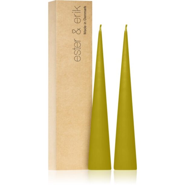 ester & erik cone candles pure wasabi (no. 68/2) lumanare 2x25 cm preţ