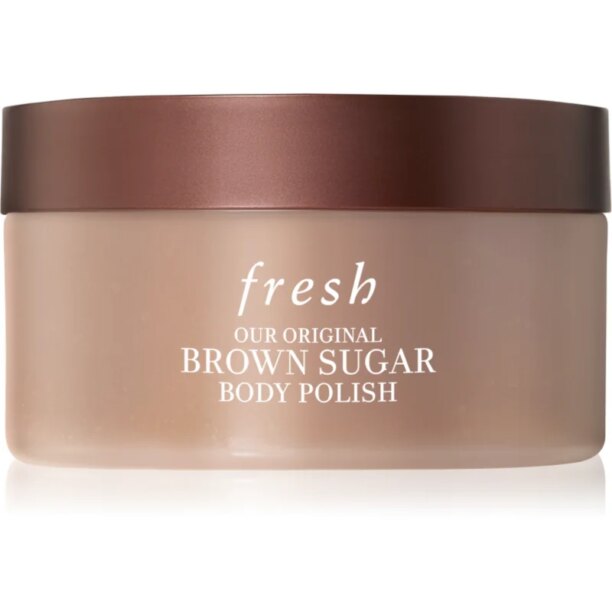 fresh Brown Sugar Body Polish Exfoliator exfoliant de corp cu zahăr 240 g preţ