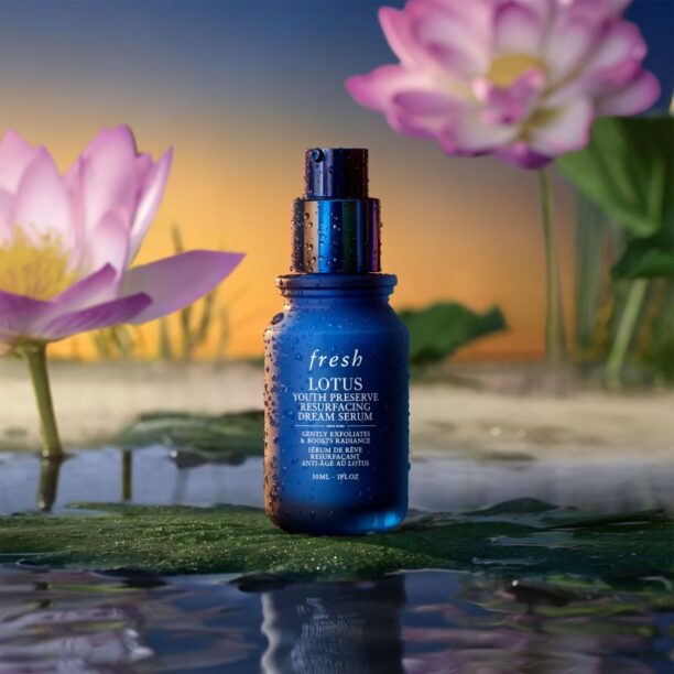 Original fresh Lotus Youth Preserve Resurfacing Dream Serum ser de noapte Cu AHA Acizi 30 ml