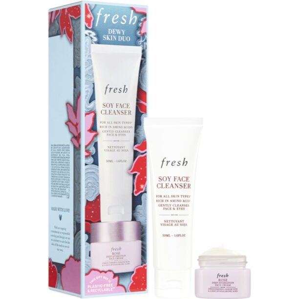 fresh Rose Dewy Skin Duo set pentru îngrijirea tenului preţ