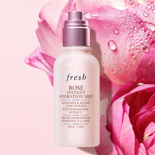 Original fresh Rose Instant Hydration Mist bruma de corp hidratanta de trandafir 100 ml