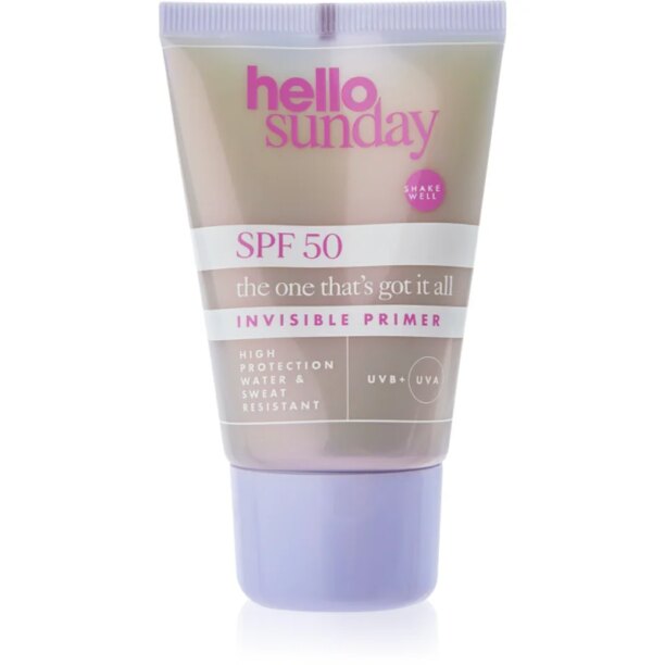 hello sunday the one that´s got it all strat de baza protector sub make-up SPF 50 50 ml preţ