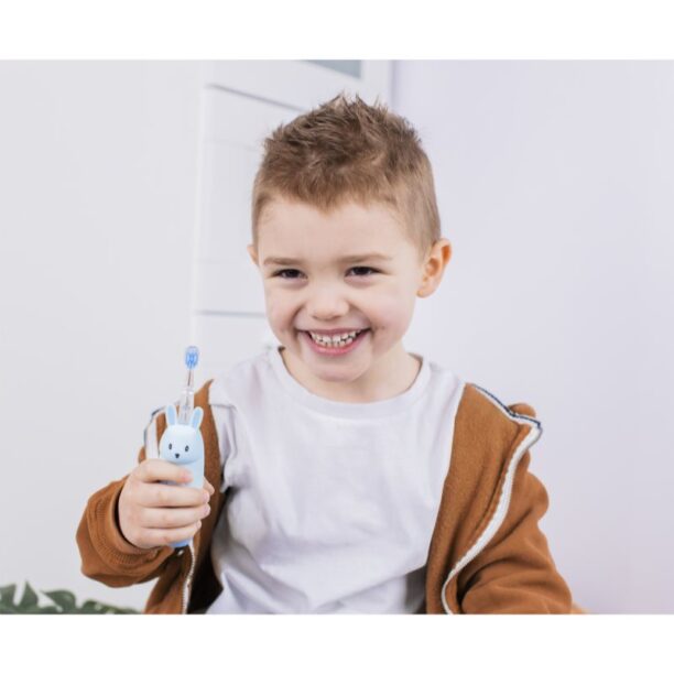 Cumpăra innoGIO GIORabbit Sonic Toothbrush periuta de dinti cu ultrasunete pentru copii Blue 1 buc