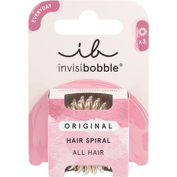 Preţ invisibobble Original Elastice pentru par Bronze Me Pretty 3 buc