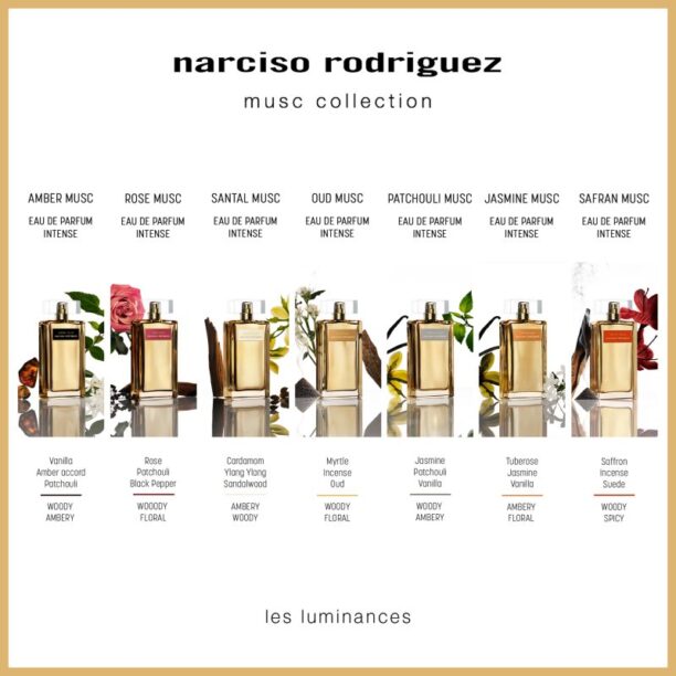 Original narciso rodriguez Musc Collection Intense Patchouli Musc Eau de Parfum pentru femei 100 ml