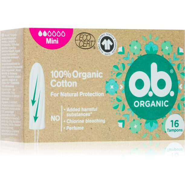 o.b. Organic Mini tampoane 16 buc