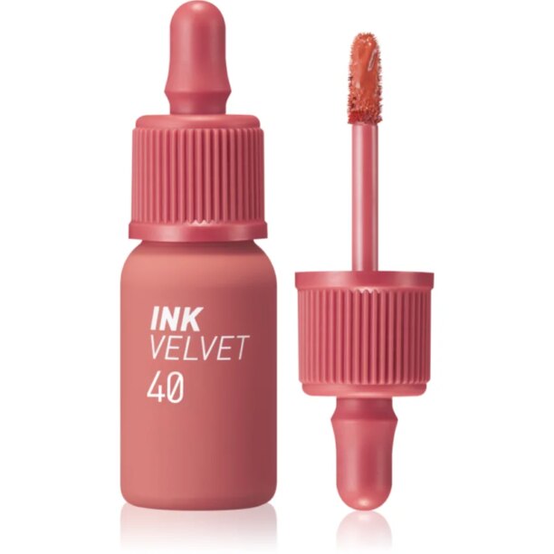 peripera Ink Velvet ruj de buze catifelant culoare 40 Calm Rosy 4 g preţ