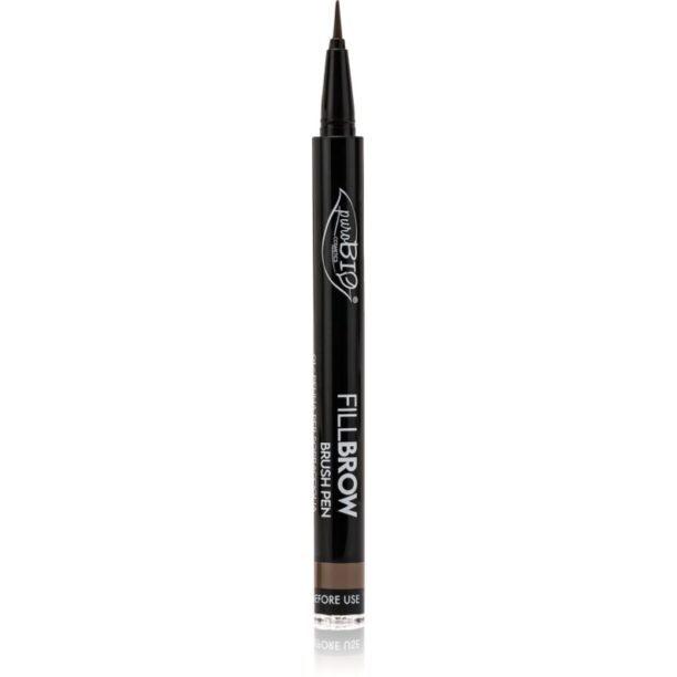 puroBIO Cosmetics Fillbrow creion pentru sprancene culoare 02 Soft Brown 0.7 ml preţ