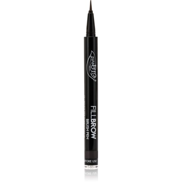 puroBIO Cosmetics Fillbrow creion pentru sprancene culoare 04 Soft Black 0.7 ml preţ