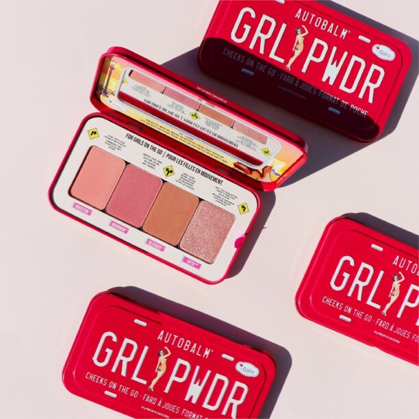 Cumpăra theBalm Autobalm Grl Pwdr paleta fard de obraz cu efect de iluminare 8 g