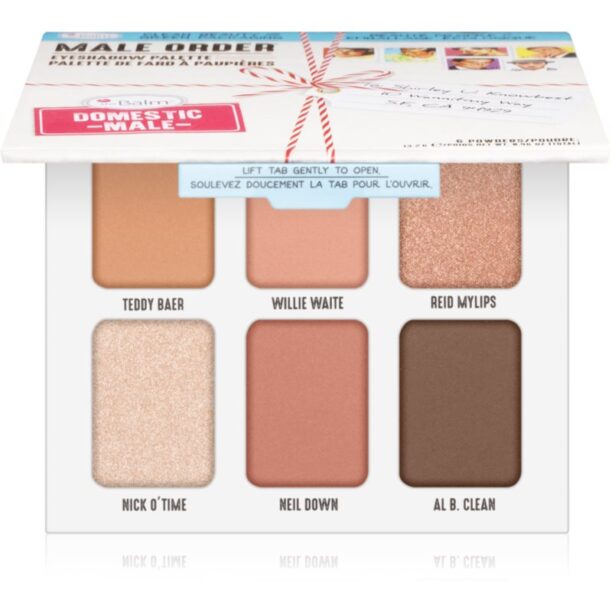 theBalm Male Order® Domestic Male paleta farduri de ochi 13